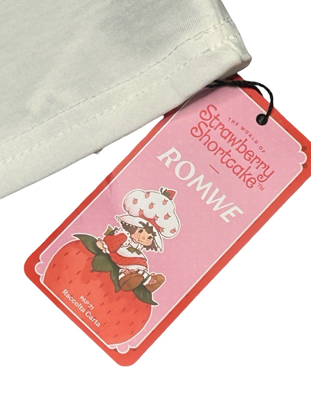 Strawberry shortcake and friends vintage inspired graphic cute ringer cami NWT L - Picture 6 of 7
